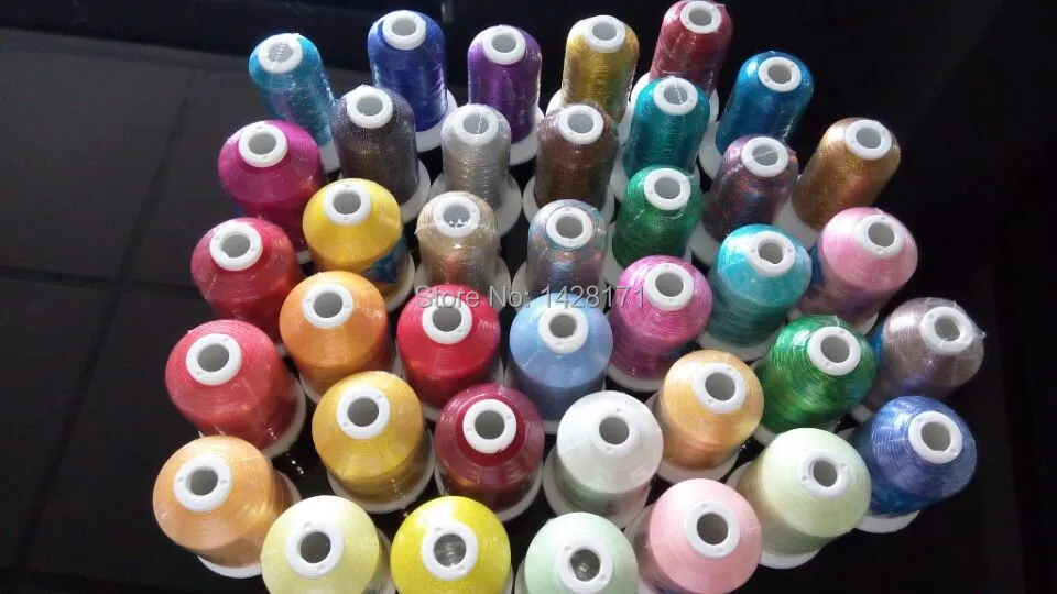 Simthread 1000m polyester thread 6 colors use for Embroidery also for buliding fishing rod color preservered with free shipping
Simthread 1000m polyester thread 6 colors use for Embroidery also for buliding fishing rod color preservered with free shipping