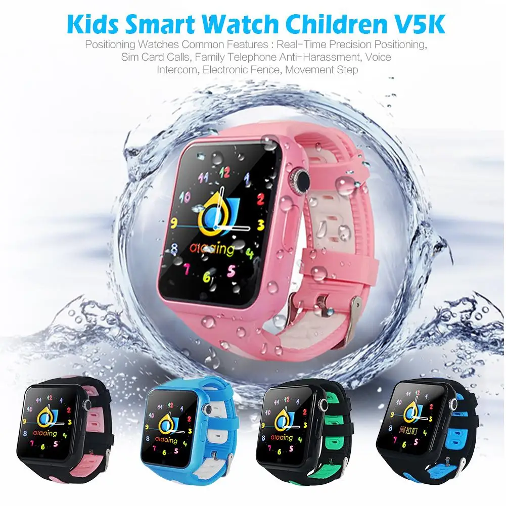 Kids Smart Watch V5K GPS Location Sport Children Smartwatch Waterproof Safe Baby Phone Watch Support SIM Card Camera
Kids Smart Watch V5K GPS Location Sport Children Smartwatch Waterproof Safe Baby Phone Watch Support SIM Card Camera