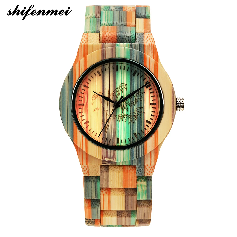 2020 new fashion bamboo women watches hand-made natural fresh hand neutral fashion women's wooden watch
2020 new fashion bamboo women watches hand-made natural fresh hand neutral fashion women's wooden watch