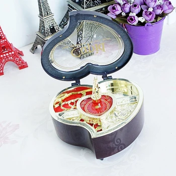 Heart Shape Music Box Retro Heart Shape Ballerina Girl Hand Crank Music box Plastic ClockWork Music Boxes Birthday Gift
Heart Shape Music Box Retro Heart Shape Ballerina Girl Hand Crank Music box Plastic ClockWork Music Boxes Birthday Gift