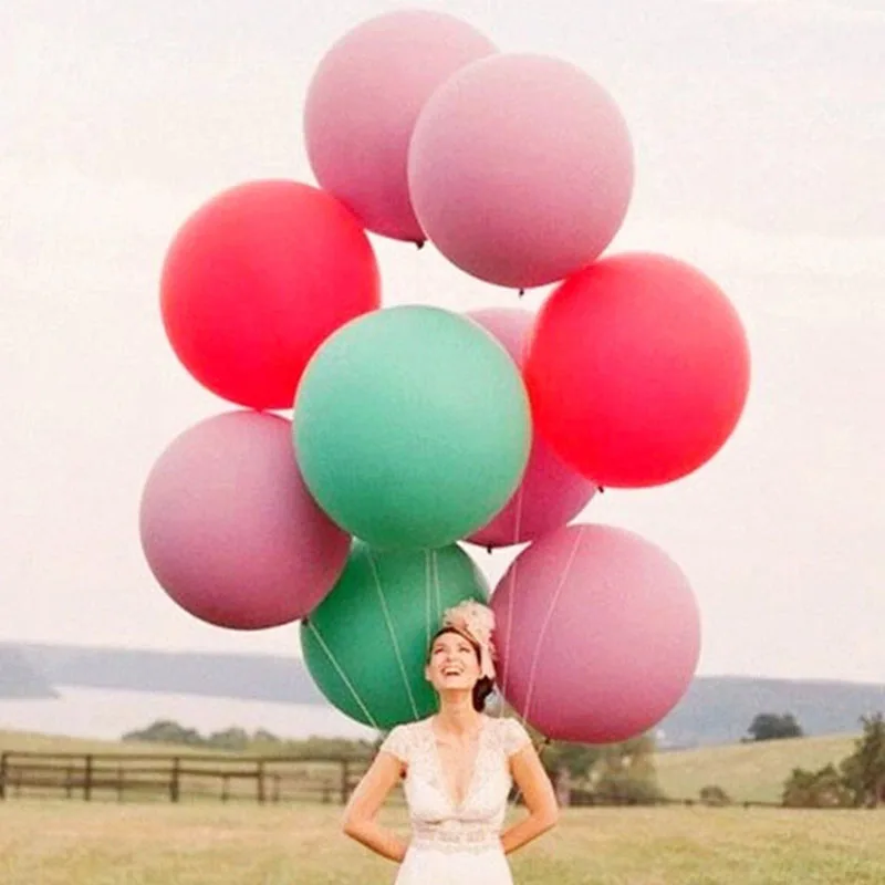 1PCS 36 inch latex balloon round birthday wedding decoration balloon 25 gram extra thick flat ball Wedding Party
1PCS 36 inch latex balloon round birthday wedding decoration balloon 25 gram extra thick flat ball Wedding Party