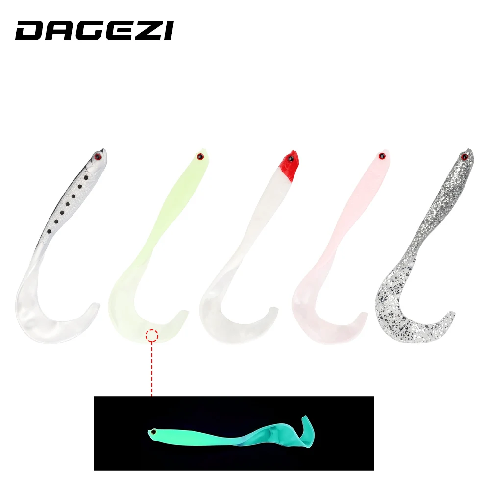 DAGEZI Long Tail Soft Bait 12cm/6g Silicone Bait 1Pcs Soft Artificial Bait Soft Fishing Lures Fishing Tackle
DAGEZI Long Tail Soft Bait 12cm/6g Silicone Bait 1Pcs Soft Artificial Bait Soft Fishing Lures Fishing Tackle