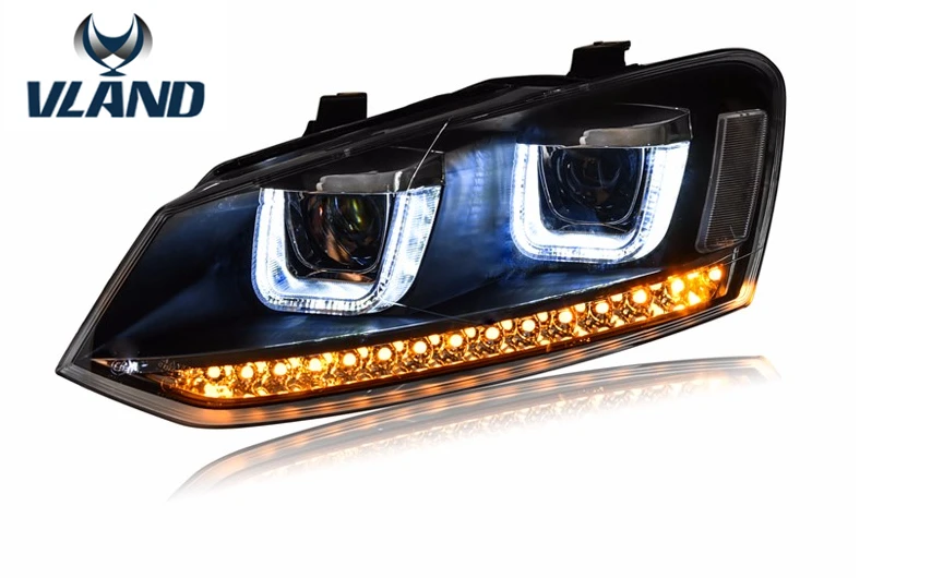 VLAND manufacturer for Car head lamp for POLO 2013 2014 2015 LED headlight with Double U lens Xenon H7
VLAND manufacturer for Car head lamp for POLO 2013 2014 2015 LED headlight with Double U lens Xenon H7