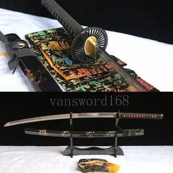 Hand forged high carbon steel Japanese Samurai Sword katana full tang sharp edge
Hand forged high carbon steel Japanese Samurai Sword katana full tang sharp edge