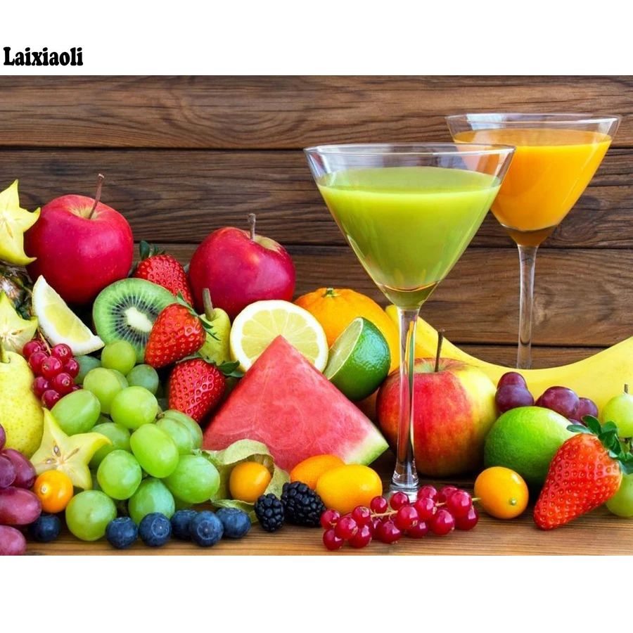 5D DIY Diamond Painting still life Needlework Craft Full Square Diamond Embroidery mosaic fruits juice for kitchen Decoration
5D DIY Diamond Painting still life Needlework Craft Full Square Diamond Embroidery mosaic fruits juice for kitchen Decoration