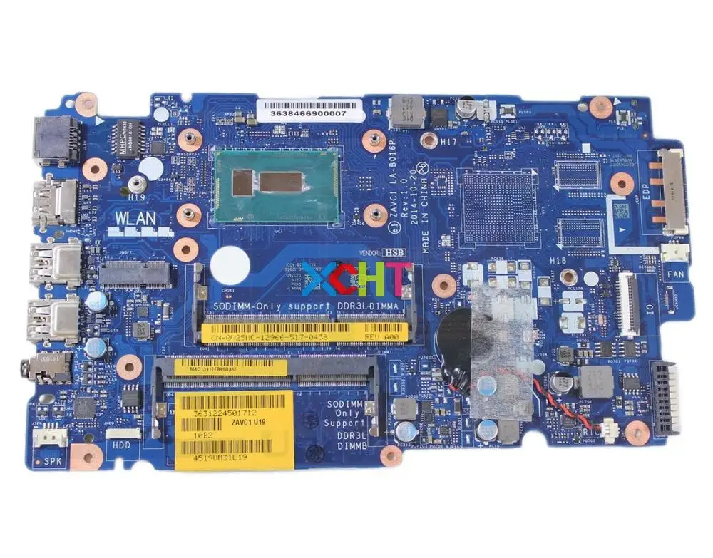 for Dell Inspiron 5448 5548 CN-0V25MC 0V25MC V25MC LA-B016P w i5-5200U CPU Laptop Motherboard Mainboard Tested
for Dell Inspiron 5448 5548 CN-0V25MC 0V25MC V25MC LA-B016P w i5-5200U CPU Laptop Motherboard Mainboard Tested