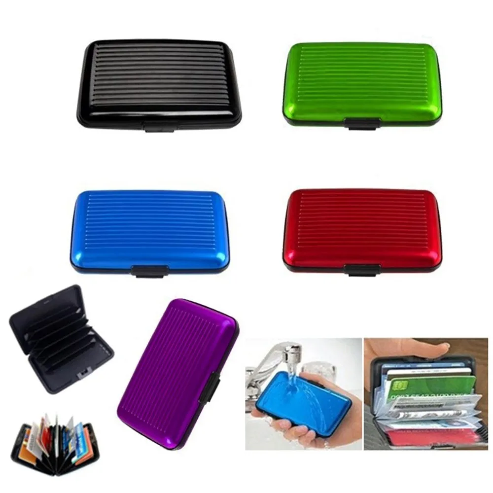 Business ID Name Card Holder Credit Card Wallet Holder Aluminum Metal Case Box Waterproof Anti-magnetic Card Case Holder
Business ID Name Card Holder Credit Card Wallet Holder Aluminum Metal Case Box Waterproof Anti-magnetic Card Case Holder