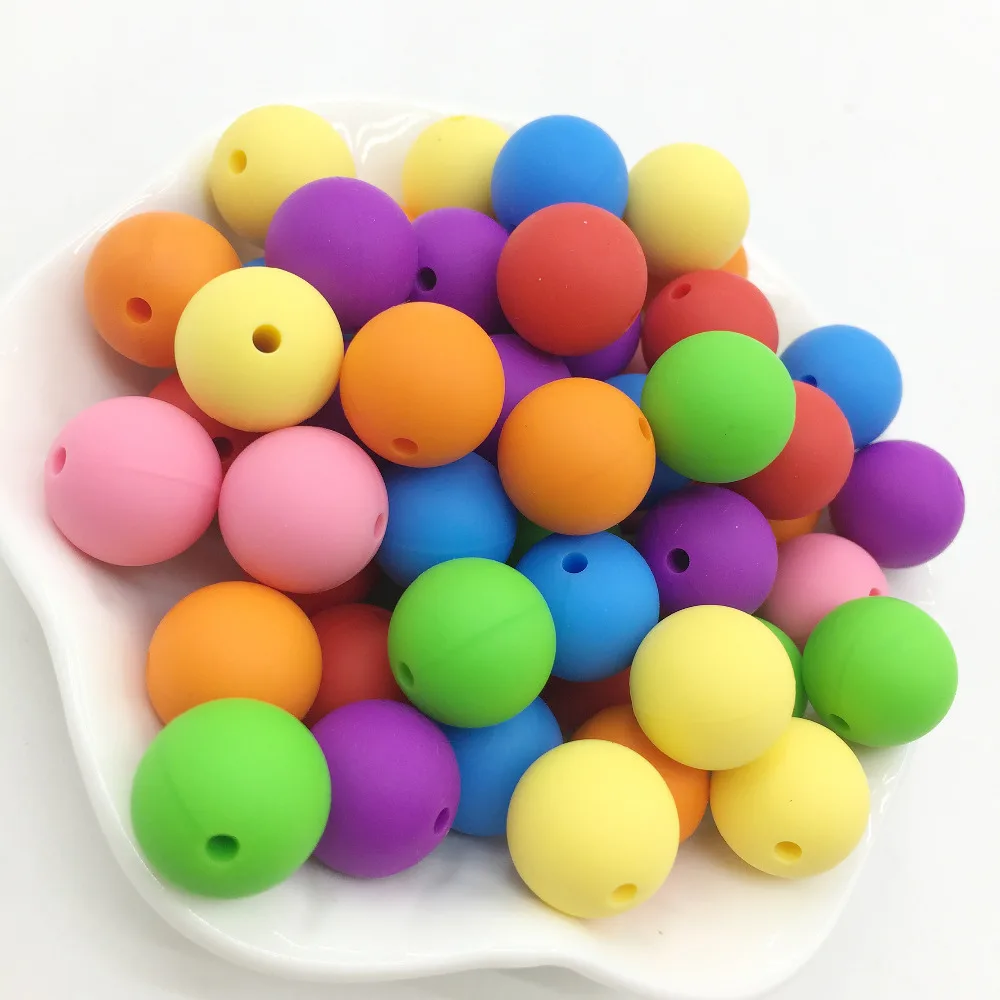 10MM Candy Silicone Beads rainbow colors Baby 100PC Round Silicone Beads 10mm BPA Free Set Silicone Teething Beads Teether
10MM Candy Silicone Beads rainbow colors Baby 100PC Round Silicone Beads 10mm BPA Free Set Silicone Teething Beads Teether