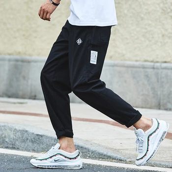 Japanese joggers men's pants solid color Harajuku loose multi-pocket men's sweatpants hip hop wild overalls streetwear S-2XL
Japanese joggers men's pants solid color Harajuku loose multi-pocket men's sweatpants hip hop wild overalls streetwear S-2XL