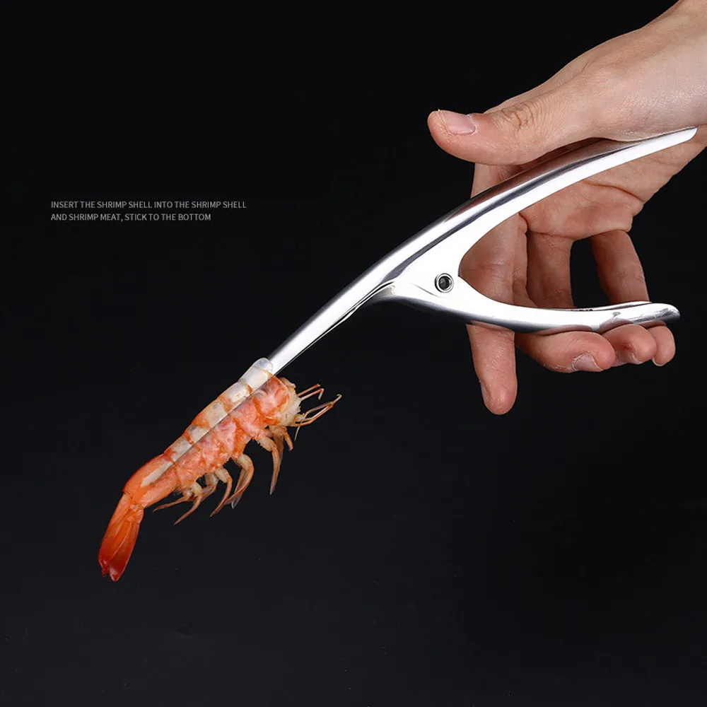Peelers Portable Shrimp Deveiner Peel Stainless Steel plastic Prawn Device Creative Kitchen Tools Remover Peel Device
Peelers Portable Shrimp Deveiner Peel Stainless Steel plastic Prawn Device Creative Kitchen Tools Remover Peel Device