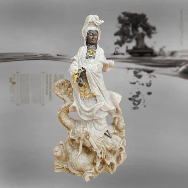 Creative Gifts Home Furnishing Ornament Natural Sandstone Crafts Guanyin Figurine Avalokitesvara Art Work Buddha Statue Guan Yin
Creative Gifts Home Furnishing Ornament Natural Sandstone Crafts Guanyin Figurine Avalokitesvara Art Work Buddha Statue Guan Yin