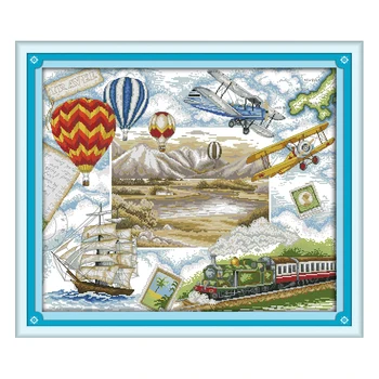 Joy Sunday crossstitch kit Travel round the world scenic DMC14CT11CTcottonfabric baby room livingroom hotel painting wholesale
Joy Sunday crossstitch kit Travel round the world scenic DMC14CT11CTcottonfabric baby room livingroom hotel painting wholesale