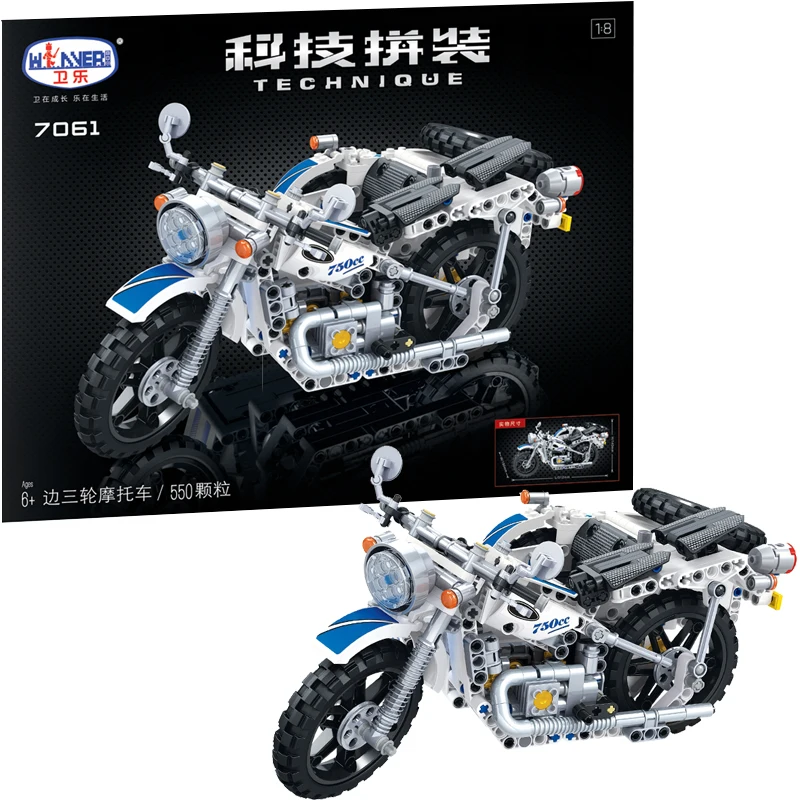 Three Tire Motorcycle 550pcs Legoings Technic MOC Vehicle Creator City Building Blocks Bricks DIY Model Toys for children Gifts
Three Tire Motorcycle 550pcs Legoings Technic MOC Vehicle Creator City Building Blocks Bricks DIY Model Toys for children Gifts