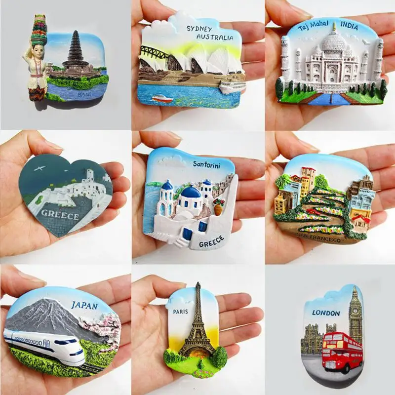 Resin 3D Fridge Magnet San Francisco London Paris Japan Greece Sydney Bali Souvenir Landscape Fridge Magnet 9 Types
Resin 3D Fridge Magnet San Francisco London Paris Japan Greece Sydney Bali Souvenir Landscape Fridge Magnet 9 Types