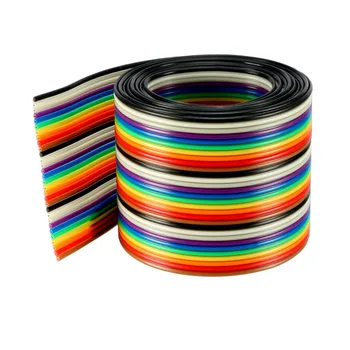 Uxcell Rainbow Color 3m 1m Long 1.27mm Pitch Jumper Wire Ribbon Cable Breadboard DIY Ribbon Flat Cable 30P 40P 26P 20P 16P
Uxcell Rainbow Color 3m 1m Long 1.27mm Pitch Jumper Wire Ribbon Cable Breadboard DIY Ribbon Flat Cable 30P 40P 26P 20P 16P