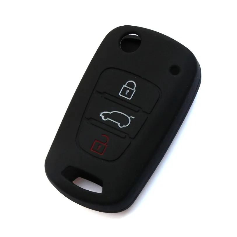 Silicone Key Cover For Kia RIO K2 K5 Sportage Sorento fit Hyundai i20 i30 i35 iX20 iX35 Solaris Verna Folding Key Case
Silicone Key Cover For Kia RIO K2 K5 Sportage Sorento fit Hyundai i20 i30 i35 iX20 iX35 Solaris Verna Folding Key Case