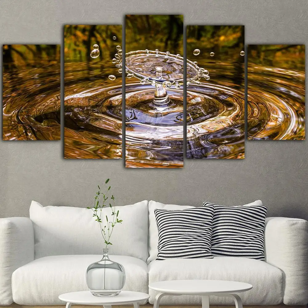 5Piece Canvas Painting Water Droplets Wall Pictures For Living Room Nordic Home Decor Tableau Cuadro Decorativo Drop Shipping
5Piece Canvas Painting Water Droplets Wall Pictures For Living Room Nordic Home Decor Tableau Cuadro Decorativo Drop Shipping