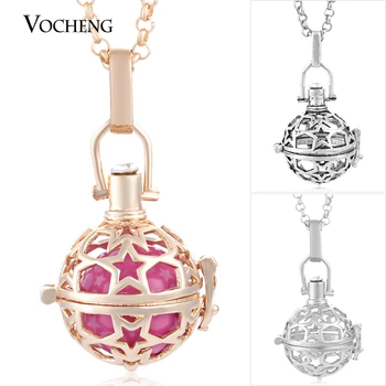 Vocheng 10pcs/lot Wholesale 3 Colors Angel Bola Pentagram Interchangeable Locket Necklace with Stainless Steel Chain VA-199*10
Vocheng 10pcs/lot Wholesale 3 Colors Angel Bola Pentagram Interchangeable Locket Necklace with Stainless Steel Chain VA-199*10