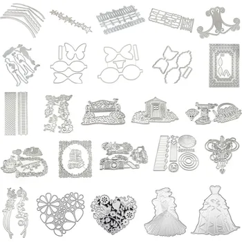 Cutting Die Set Embossing Stencil Template Mold DIY Paper Art Craft Scrapbook Bookmark Greeting Card Decor
Cutting Die Set Embossing Stencil Template Mold DIY Paper Art Craft Scrapbook Bookmark Greeting Card Decor
