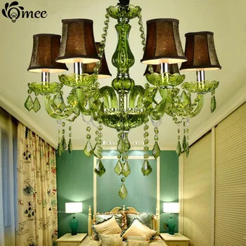 Luxury Green Chandelier Crystal Abajur Lampshade Chandeliers Lamparas De Cristal Modern Chandelier Ac110V 220V 240V Fixtures
Luxury Green Chandelier Crystal Abajur Lampshade Chandeliers Lamparas De Cristal Modern Chandelier Ac110V 220V 240V Fixtures