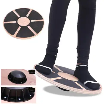 Wooden Balance Board Anti-slip Wobble Exercise Stability Trainer Yoga Fitness Rehabilitation Dance Outdoors Training
Wooden Balance Board Anti-slip Wobble Exercise Stability Trainer Yoga Fitness Rehabilitation Dance Outdoors Training
