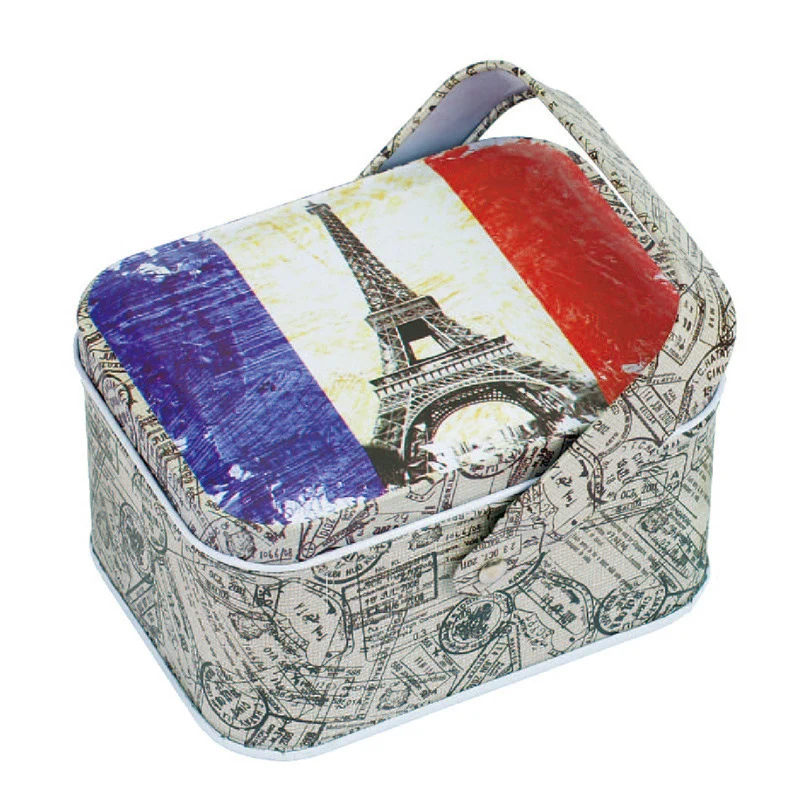 Retro Small Suitcase Candy Box Biscuit Cookies Cake Boxes Metal Storage Box Case Desktop Cosmetic Container Jewelry Organizer
Retro Small Suitcase Candy Box Biscuit Cookies Cake Boxes Metal Storage Box Case Desktop Cosmetic Container Jewelry Organizer