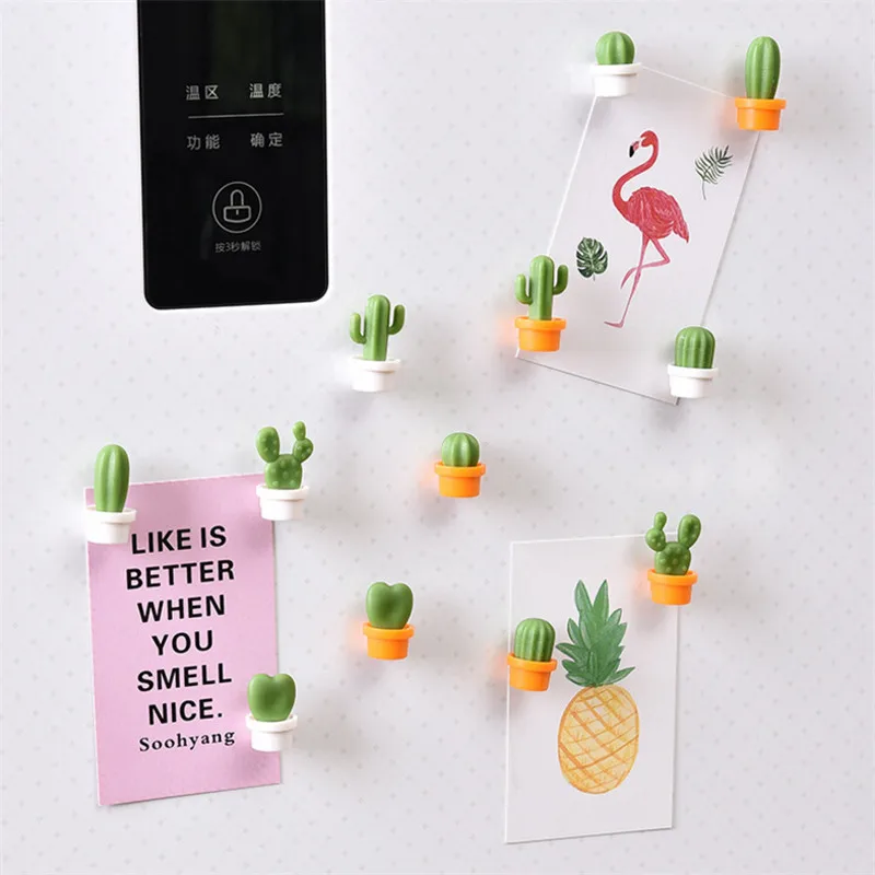 WSOMIGO Creative 6pcs Cute Cactus Magnetic Message Stickers Kitchen Gadget Magnet Buckle Clip Kitchen Accessories-S
WSOMIGO Creative 6pcs Cute Cactus Magnetic Message Stickers Kitchen Gadget Magnet Buckle Clip Kitchen Accessories-S