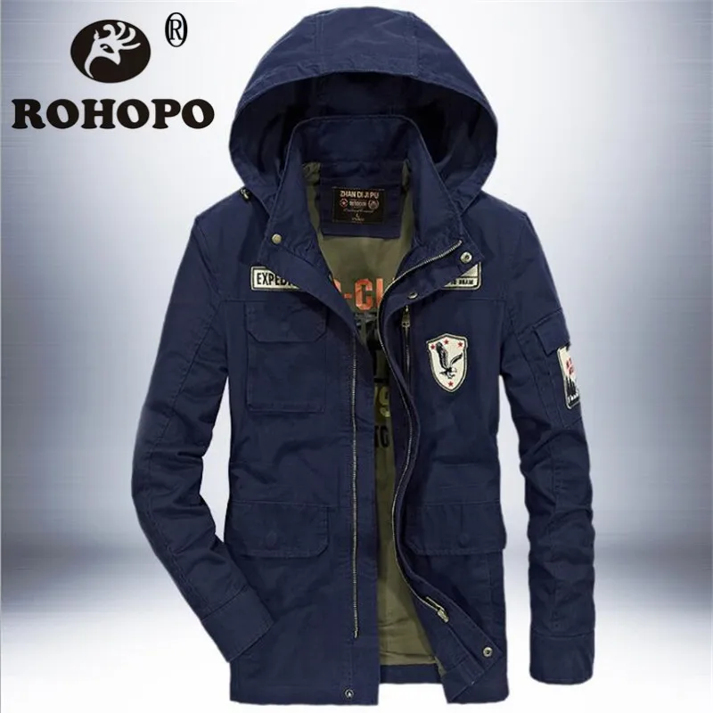 Military Outwear Jacket Thick Cotton Fabric Straight Casual Coat Autumn Spring Male Pockets Hooded Coat Jacket Pilot Russian Men
Military Outwear Jacket Thick Cotton Fabric Straight Casual Coat Autumn Spring Male Pockets Hooded Coat Jacket Pilot Russian Men
