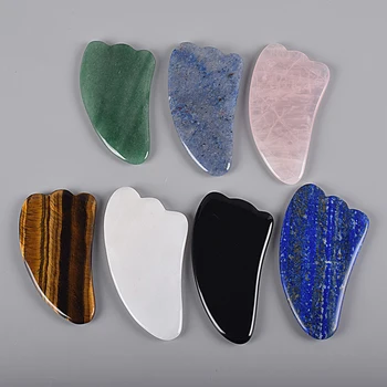 Facial Care Tool Massage Gua Sha Tool Natural Stone China Traditional SPA Acupuncture Scraping Healing Health Care Beauty Body