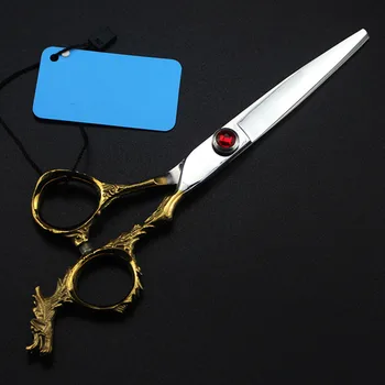 high quality Japan 440c 6 inch gold dragon hair scissors set cutting barber makas scissor thinning shears hairdressing scissors
high quality Japan 440c 6 inch gold dragon hair scissors set cutting barber makas scissor thinning shears hairdressing scissors