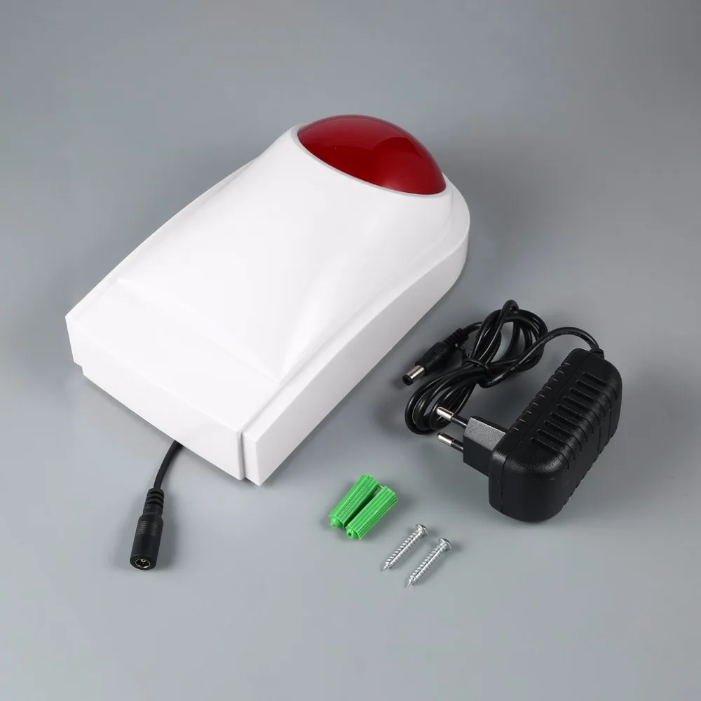 CW32 Sound Light Strobe Siren Outdoor Waterproof Wired Red Flashlight Horn Safety Fire securite Alarm System In Stock Promotion
CW32 Sound Light Strobe Siren Outdoor Waterproof Wired Red Flashlight Horn Safety Fire securite Alarm System In Stock Promotion
