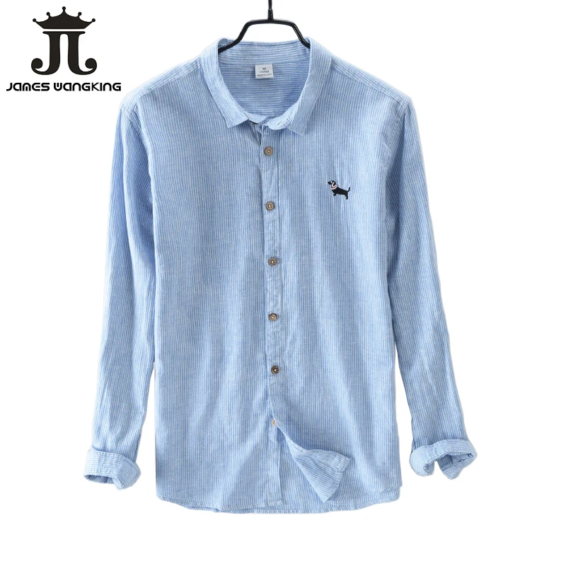 Embroidery Cotton Breathable Striped Loose Casual Shirts Mens Buttons Shirts,Linen Cotton Shirts,Khaki, Coffee, Blue, Sky Blue
Embroidery Cotton Breathable Striped Loose Casual Shirts Mens Buttons Shirts,Linen Cotton Shirts,Khaki, Coffee, Blue, Sky Blue