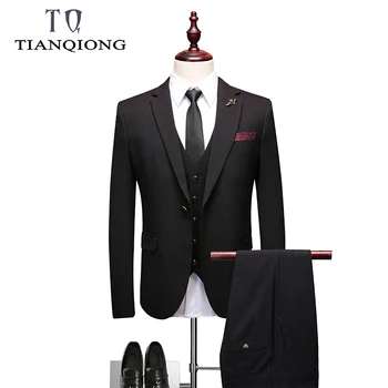 2019 New Fashion Handsome Black Mens Suit Groom Suit Wedding Suits for Best Men Slim Fit Groom Tuxedos for Man(Jacket+Vest+Pant)
2019 New Fashion Handsome Black Mens Suit Groom Suit Wedding Suits for Best Men Slim Fit Groom Tuxedos for Man(Jacket+Vest+Pant)