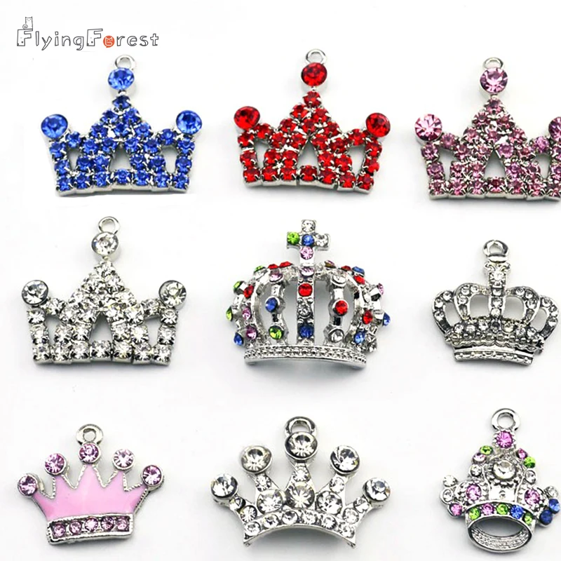 DIY Crown Pendants for Bracelets Charms for Jewelry Making Supplies for Jewelry Colorful Rhinestone Keychain Crown Purse Charms
DIY Crown Pendants for Bracelets Charms for Jewelry Making Supplies for Jewelry Colorful Rhinestone Keychain Crown Purse Charms