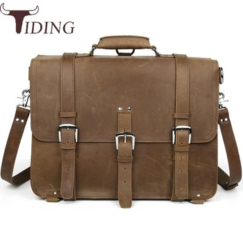 Tiding Thick Cow Leather Travel Bag 17 Inch Laptop Briefcase Adventure Messenger Bags Men Multi-function Bag Brown
Tiding Thick Cow Leather Travel Bag 17 Inch Laptop Briefcase Adventure Messenger Bags Men Multi-function Bag Brown