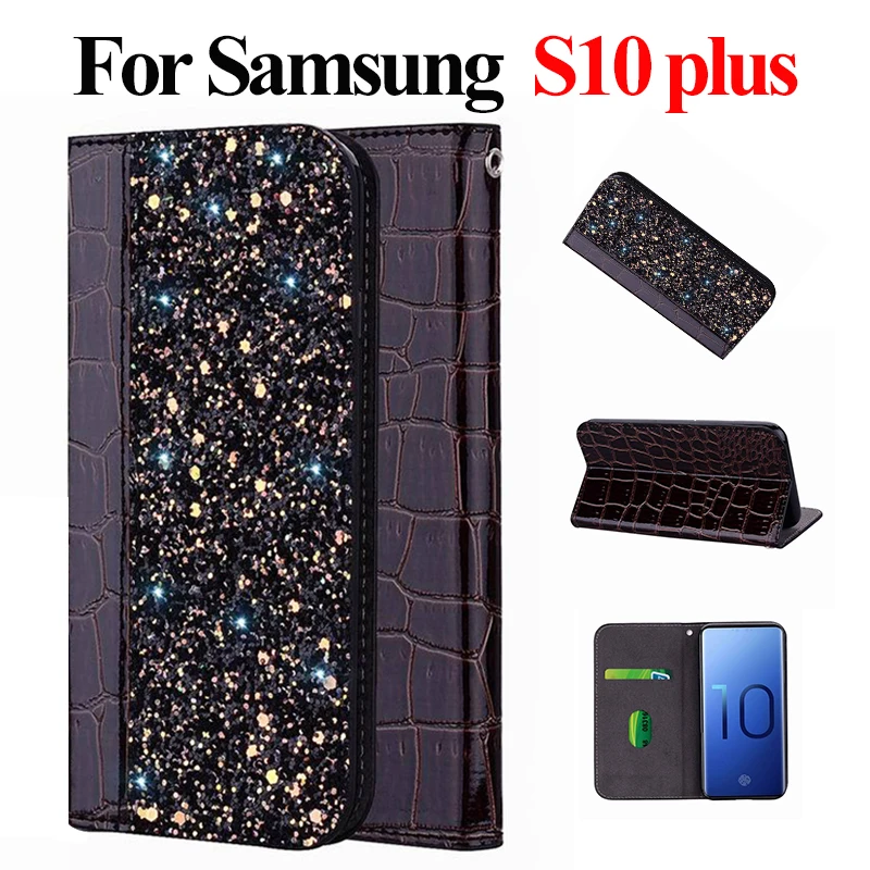 Flip Case on for samsung galaxy s10 plus coque samsun 10s s 10 glitter leather fundas magnetic card holder s-veiw bumper 2019
Flip Case on for samsung galaxy s10 plus coque samsun 10s s 10 glitter leather fundas magnetic card holder s-veiw bumper 2019