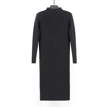 New-Coming Long Half Turn-down Collar Knitted Pullovers Solid Primer Shirt Knitted Dress Winter Sweater High Qulaity
New-Coming Long Half Turn-down Collar Knitted Pullovers Solid Primer Shirt Knitted Dress Winter Sweater High Qulaity