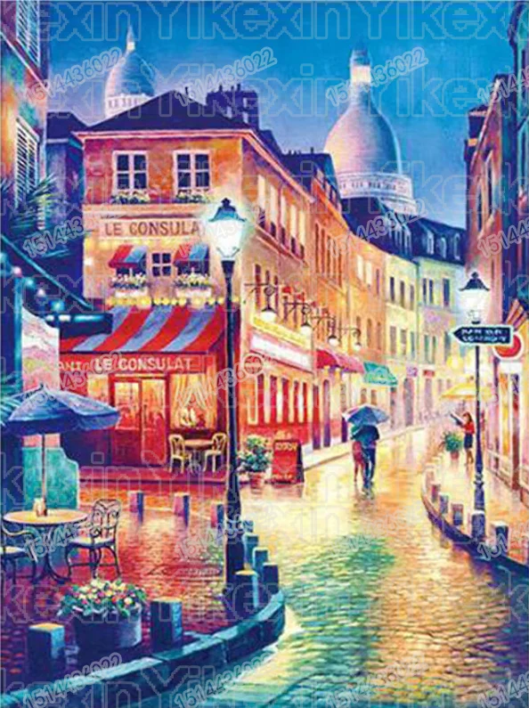 5D DIY Diamond Painting Cross Stitch Bustling street Diamond Embroidery Decoration Home Full circular Drill Resin Gift
5D DIY Diamond Painting Cross Stitch Bustling street Diamond Embroidery Decoration Home Full circular Drill Resin Gift