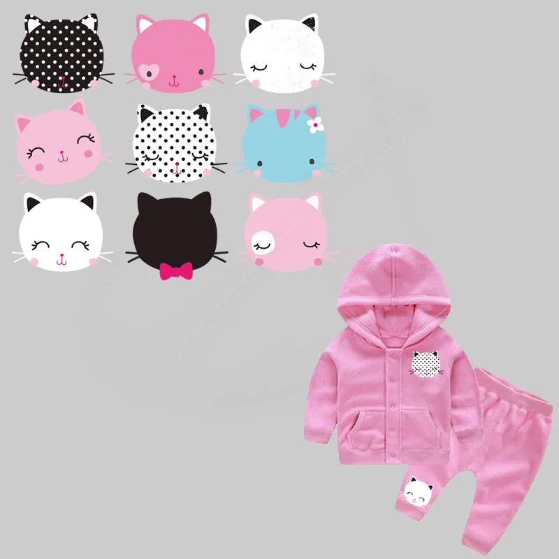 9 designs/combo Cartoon Cute cat Phiz Children Clothing stickers DIY Patches Iron-on Transfers A-level Washable
9 designs/combo Cartoon Cute cat Phiz Children Clothing stickers DIY Patches Iron-on Transfers A-level Washable