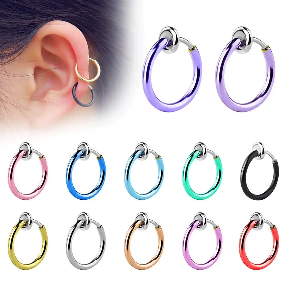 1 Piece Punk Lip Ear Nose Clip On Fake Septum Piercing Nose Ring Hoop Lip Hoop Rings EarringsFake Nose Ring Goth
1 Piece Punk Lip Ear Nose Clip On Fake Septum Piercing Nose Ring Hoop Lip Hoop Rings EarringsFake Nose Ring Goth