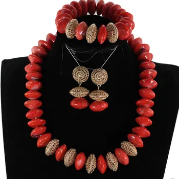 New Chunky African Coral Beads Jewelry Set Real Coral Bead Bridal Necklace Set Coral/Gold Dubai Women Jewelry Set CNR022
New Chunky African Coral Beads Jewelry Set Real Coral Bead Bridal Necklace Set Coral/Gold Dubai Women Jewelry Set CNR022