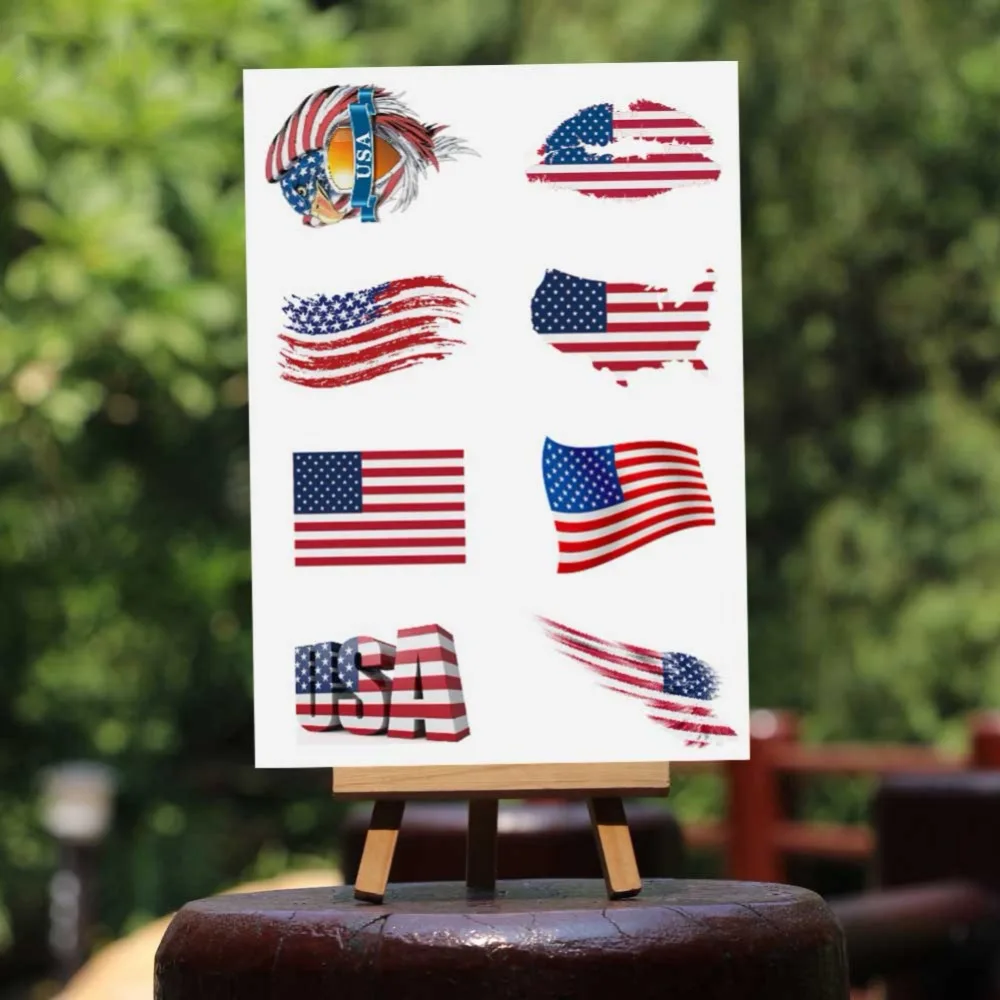 1PCS World Football Cup Tattoo Stickers Waterproof Flag Tattoo Stickers Square on Face Arm Football Stickers
1PCS World Football Cup Tattoo Stickers Waterproof Flag Tattoo Stickers Square on Face Arm Football Stickers