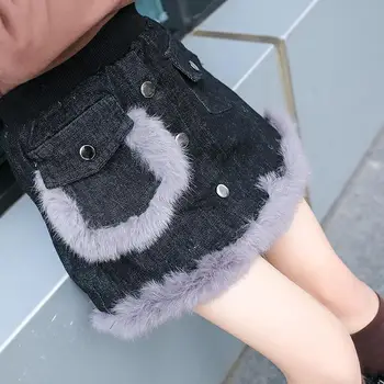 2019 New Autumn Winter Children Plus Velvet Warm Short Skirt Teens Girls Causal Jean Skirts Kids Girl Elastic Denim Skirts Q552
2019 New Autumn Winter Children Plus Velvet Warm Short Skirt Teens Girls Causal Jean Skirts Kids Girl Elastic Denim Skirts Q552