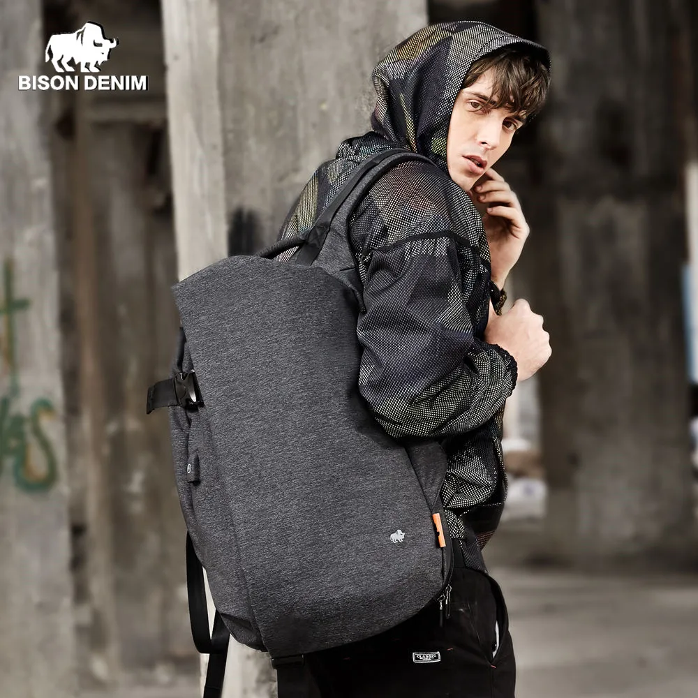 BISON DENIM Men Backpack For 15.6 inches Laptop USB Backpack Large Capacity Fashion Backpack for Teenage Rucksack N2794
BISON DENIM Men Backpack For 15.6 inches Laptop USB Backpack Large Capacity Fashion Backpack for Teenage Rucksack N2794