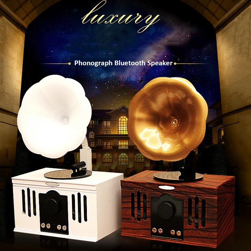 Vintage MiNi Phonograph Bluetooth Speaker Wireless Bass Stereo Speakers Support TF Card USB Answer Phone Call For Phone Computer
Vintage MiNi Phonograph Bluetooth Speaker Wireless Bass Stereo Speakers Support TF Card USB Answer Phone Call For Phone Computer