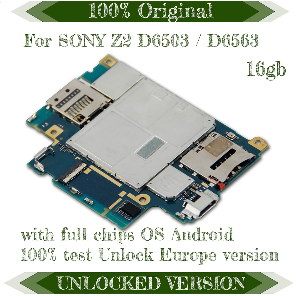 100% Original unlocked for Sony Z2 D6563 Logic Boards Complete Logic Boards for Sony Xperia Z2 L50W D6503 Motherboard
100% Original unlocked for Sony Z2 D6563 Logic Boards Complete Logic Boards for Sony Xperia Z2 L50W D6503 Motherboard
