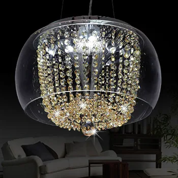 luxury glass shade K9 Crystal Pendant lights. Glass Pendant Lamps LED Suspension Lamp For home cafe bar hotel lighting deco art
luxury glass shade K9 Crystal Pendant lights. Glass Pendant Lamps LED Suspension Lamp For home cafe bar hotel lighting deco art