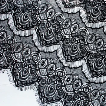 Cindylaceshow 1.55 Meters 59cm Wide Eyelash Black Soft Floral Classic Lace Trim Decor Craft Sewing Lace Fabric For Dress Making
Cindylaceshow 1.55 Meters 59cm Wide Eyelash Black Soft Floral Classic Lace Trim Decor Craft Sewing Lace Fabric For Dress Making