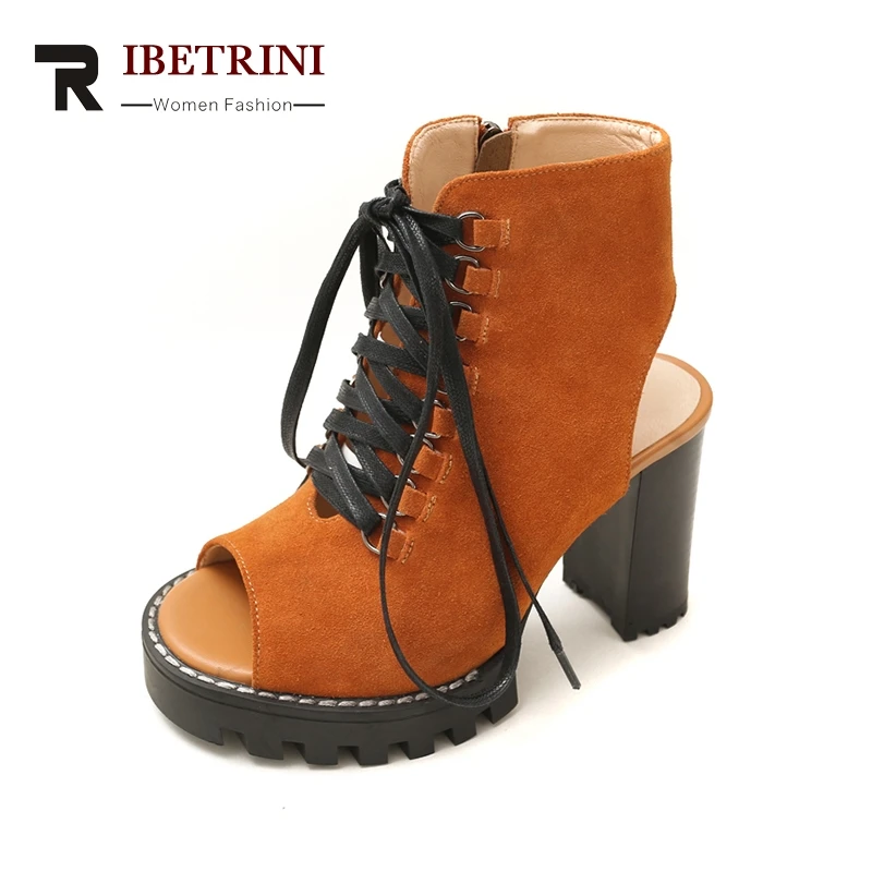 RIBETRINI 2019 Cow Suede Leather Platform Summer Boots Women Shoes High Heels Casual Shoes Woman
RIBETRINI 2019 Cow Suede Leather Platform Summer Boots Women Shoes High Heels Casual Shoes Woman
