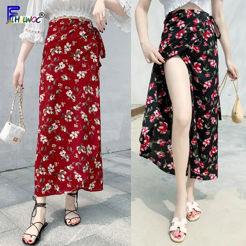 2019 Summer Skirts Design Women One Piece European Style Floral Print Cute Honeymoon Holiday Beach High Waist Skirts Long
2019 Summer Skirts Design Women One Piece European Style Floral Print Cute Honeymoon Holiday Beach High Waist Skirts Long